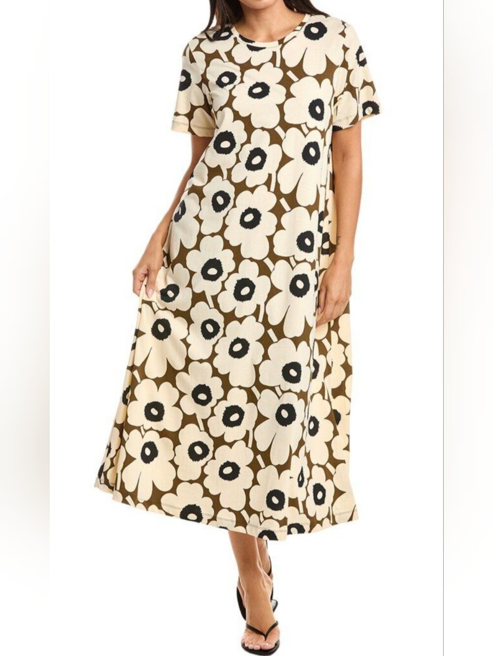 Marimekko Midi Dress Short Sleeves